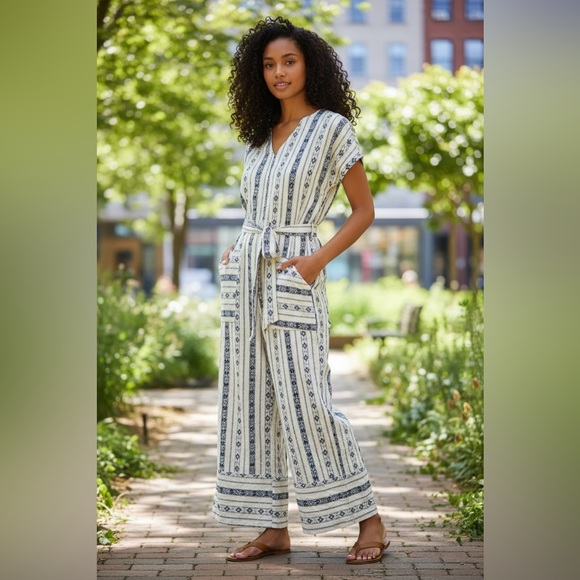 Monteau Pants - Monteau cropped jumpsuit